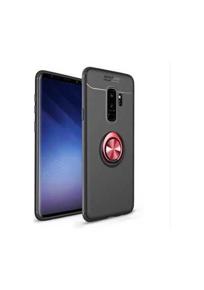 Samsung Galaxy Uyumlu S9 Plus Kilif Yüzüklü Tam Korumali Silikon Kapak 417336765