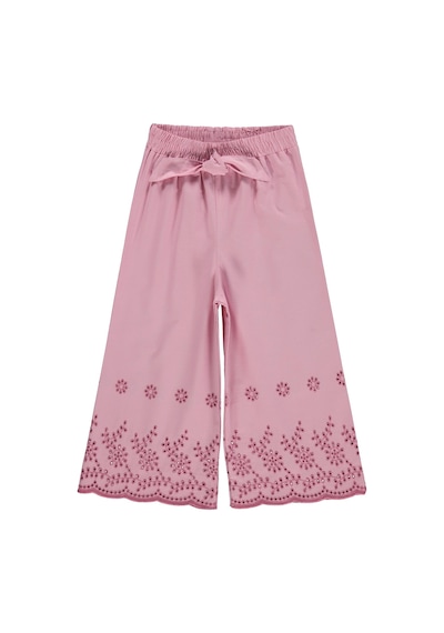 Civil Girls Beli Kemerli 2-5 Yaş Pantolon - Pembe Koyu Pembe