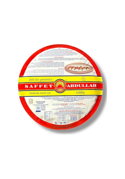 Saffet Abdullah Güllaç Tepsi Ambalaj 2 x 400 G