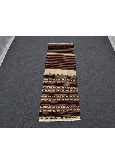 Zehra Abla Halı Antika El Dokuma Nadir İnce Yağcıbedir Balıkesir Yörük Yün Kilim 7005 Çok Renkli