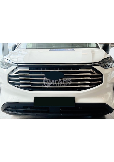 Ford Transit Custom 2023 Ön Panjur 7 Parça Paslanmaz Çelik