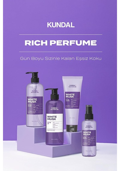 Parfüm Etkili Besleyici Ve Nemlendirici Vücut Yıkama Jeli Rich Perfume Body Wash 500ml White Diğer