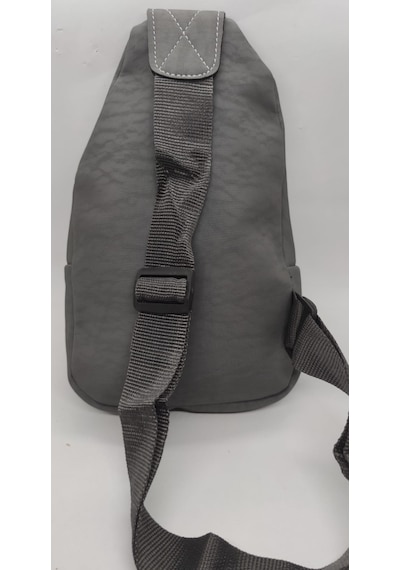 İpek Body Bag Unisex Çapraz Çanta Gri