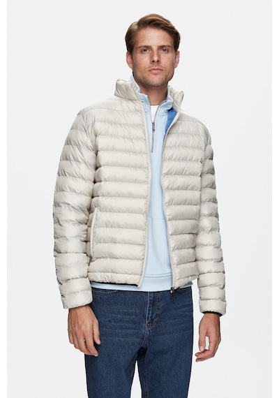 Ucla Northwın Bej Fermuarlı Ve Cepli Polyester Standard Fit Erkek Mont - Bej