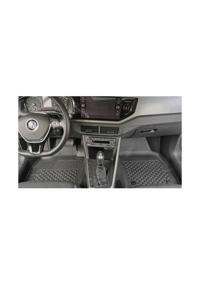 Sahler Vw Polo 2017-2025 Uyumlu 4.5d Premium Havuzlu Oto Paspas Ve Liner Marka 3d Alt Bagaj Havuzu