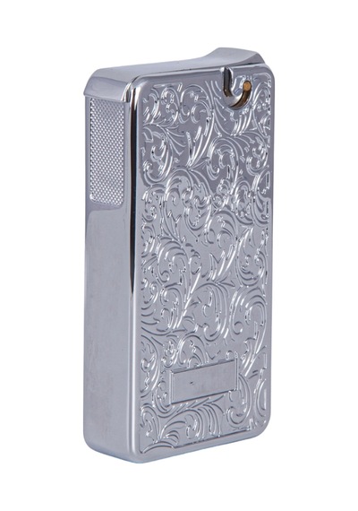 Soft Flame Gümüş Desenli Metal Çakmak