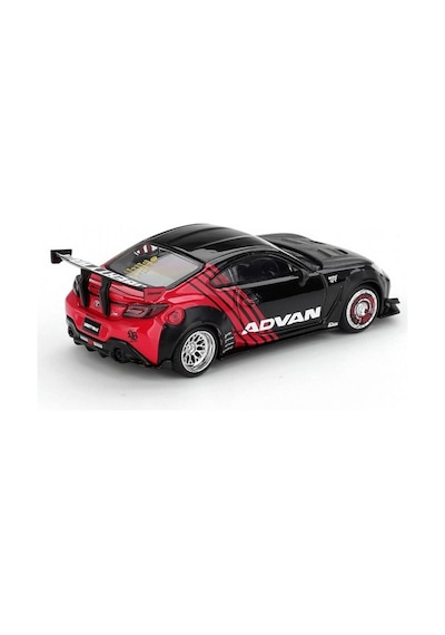 Sıvı Kristal Mavi 1:64 Ölçek Metal Toyota Gr86 Lb Nation Advan Model Araba Bx-313388