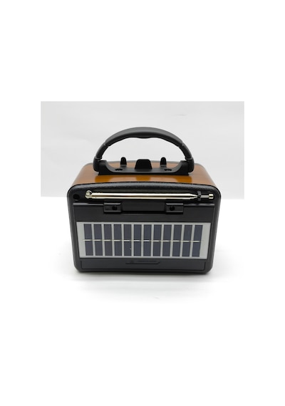 Bk-7090bts Güneş Panelli Nostaljik Radyo - Bluetooth, Usb, Sd Kart Girişli 3 Bantlı Şarjlı Radyo