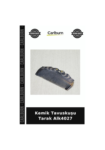 Özel Üretim Saç Bakım Aksesuar Doğal Kemik Tavuskuşu Tarak Alk4027