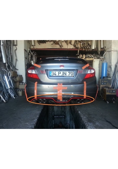Honda Civic Fb7 Modulo Custom Arka Ek (Plastik) N11.24924