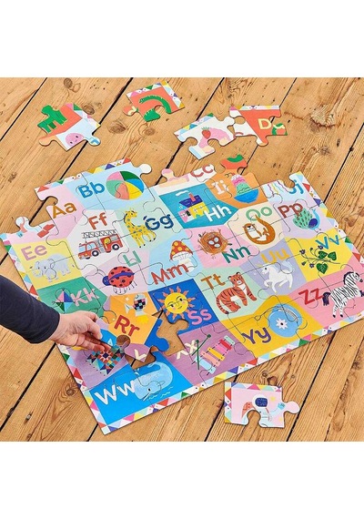 Eeboo 36 Parça Büyük Yapboz - Alphabet