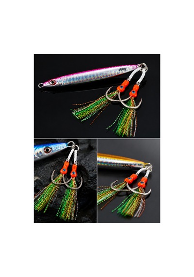 Pearly Team Fishing - Double Hook 25gr - 40gr Yeşil - 930046991