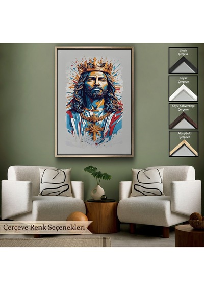 Miyrem^ Canvas Serie Hz İsa Tablosu - Jesus-7927