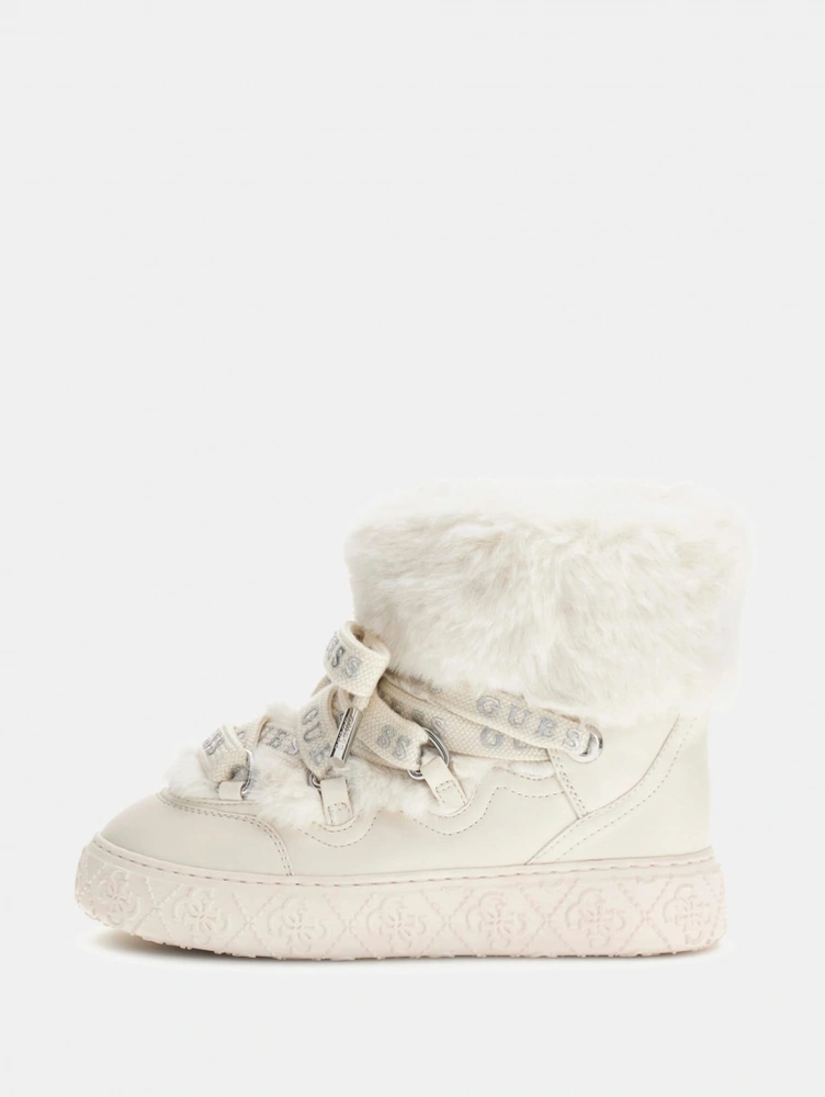 Guess Unessa Kadın Krem Bot Flfuekfur10-ıvory Krem