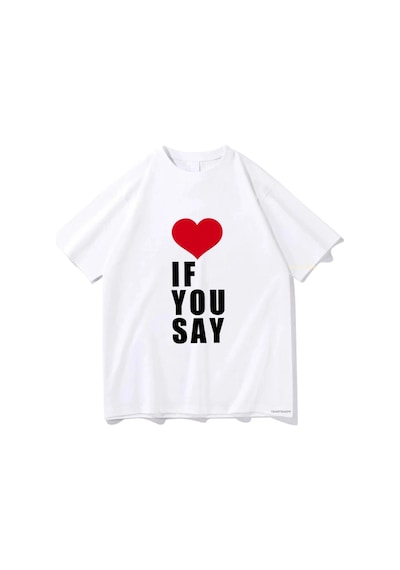 Tarzsokak Beyaz Romance Anlatılmamış Eğer Aşk / Tshirt Unisex Yaz Estetik Yükse