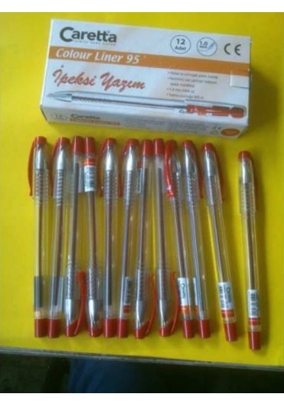 Tükenmez Kalem Caretta Colour Liner 95 Kırmızı