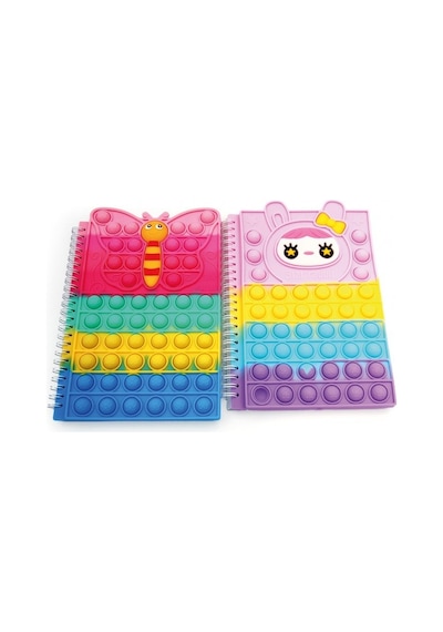 Sevimli Tasarımlı Pop-ıt Defter Çok Renkli