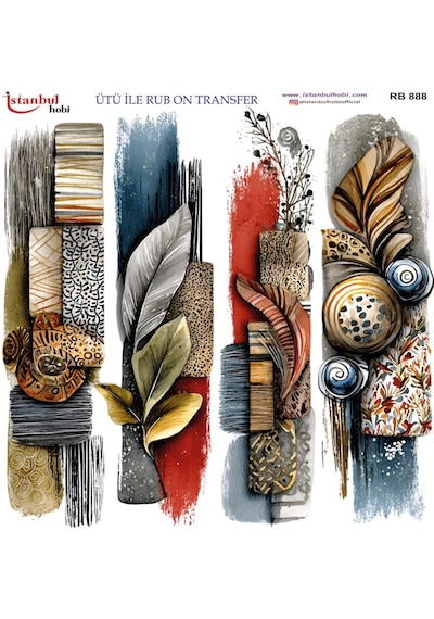 Ütü İle Rub On Transfer Kağıdı 30x30cm Rb-888