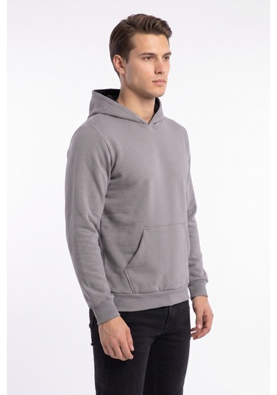Baglan Kolej Erkek Kapüşonlu Sweatshirt Ldb Bgl-st05003 Gri