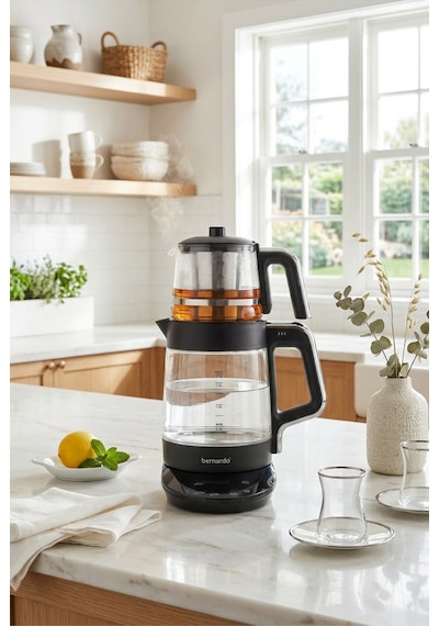 Bernardo Roma 1.7 L Dijital Cam Çay Makinesi