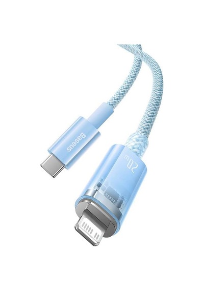 Explorer Serisi Hızlı Şarj Kablosu Akıllı Sıcaklık Kontrolü Type-c To İp 20w, 1m, Mavi