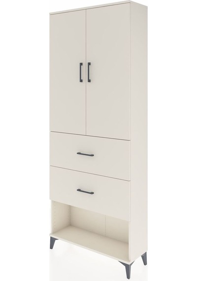 Arges Dolap 2 Raflı 2 Çekmeceli 2 Kapaklı 88x30x221 Aytaşı-ay... Aytaşı