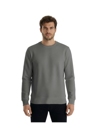 Goffra Erkek Focus Esnek Kumaş Yumuşak Dokulu Günlük Sweatshirt Yeşil M401-r0342-02 Yeşil