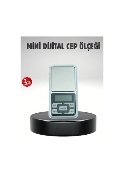 Hassas - 267 - Tartım İçin Dijital Cep Terazisi - Csmo-tex - Sayma Modlu Çok Renkli