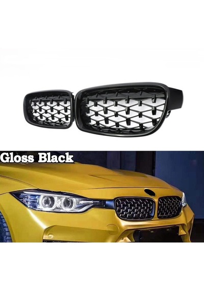 Bmw F30 2013-2014 3.seri Siyah Daimond Ön Panjur