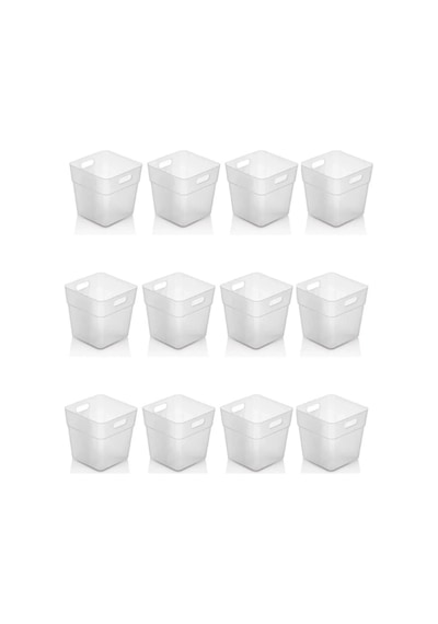 Lb 12 Li Buzdolabı İçi Mini Düzenleyici Kutu Organizer - Buzdolabı Kapak Düzenleyici