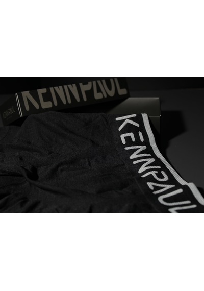 Kennpaul Dikişsiz Mikro Boxer Gün Boyu Rahatlık, Ultra Esneklik Siyah