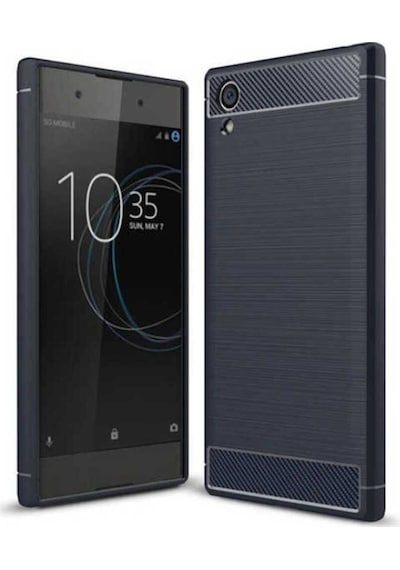 Sony Xperia Xa1 Plus Kılıf Zore Room Silikon Kapak Lacivert