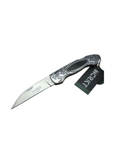 Crkt Cr 0124 Kamp Çakı 20 Cm - Metal Desenli Sap, Kılıflı, Kutulu Diğer