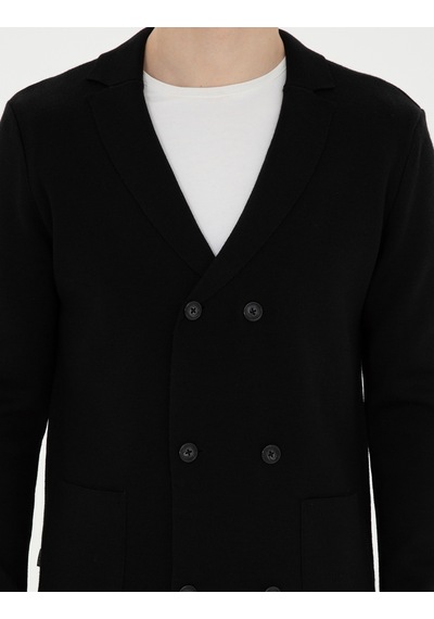 Pierre Cardin Erkek Siyah Hırka Triko 50278079-vr046 Siyah