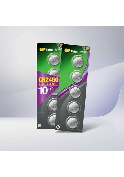 Cr2450 3v Lityum Düğme Pil 10'lu