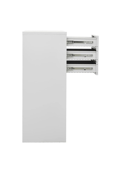 Tr Açık Gri Çelik Ofis Saklama Dolabı, 90 X 40 X 102 Cm, Ağır Hizmet Tipi Metal Saklama Dolabı, Güvenli Dosya D Diğer