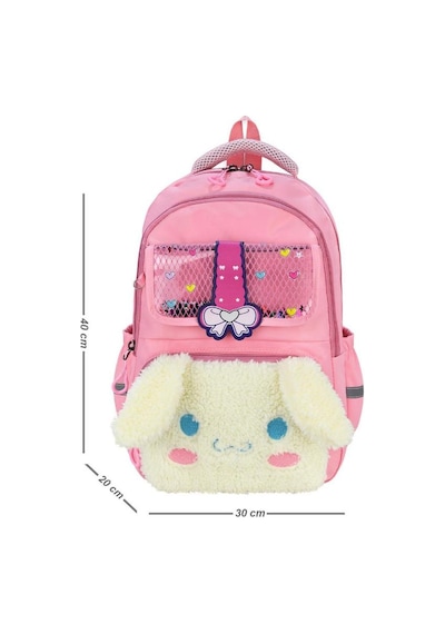 3'lü İlkokul Çantası Beslenme Çantası Kalem Kutusu Ortopedik 40 30 Cm Kız Çocuk İlk Okul Çantası 506fb Pembe