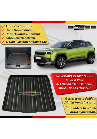 Jeep Compass Bagaj Havuzu Mhev&phev Alt Bagaj Düşük Kademe 2026 Sonrası Bosse