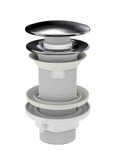 İz Yapı İzyapı Klick Klack Taşmasız Bas Aç Metal Lavabo Sifonu Diğer