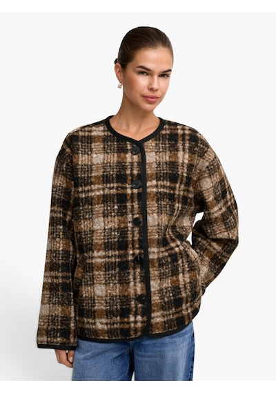 Only Onlannı Boucle Jacket Cc Otw Kadın Kahverengi Mont - 15373564