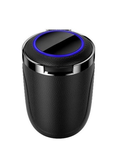 Space Premium Siyah Işıklı Küllük Şık Görünüm