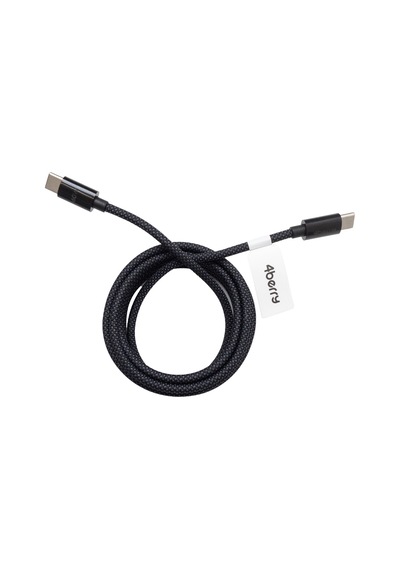 Eco-cc Siyah Usb-c-c Kablosu 1.2 M, Örgülü, 60 W Hızlı Şarj