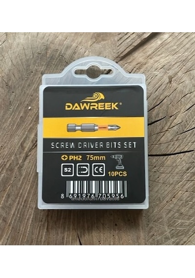 Dwk Ph2 Bits Uç Mıknatıslı Phc Yıldız Uç Ph2 Sac Vida Sıkma Ucu 75mm 10lu