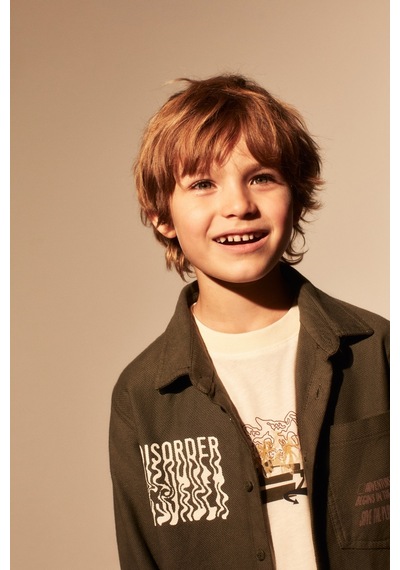 Xo Kids Erkek Çocuk Gömlek 8-14 Yaş 49319 Haki