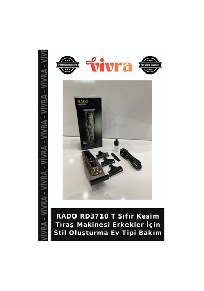 Rado Rd3710 T Sıfır Kesim Tıraş Makinesi Erkekler İçin Stil Oluşturma Ev Tipi Bakım