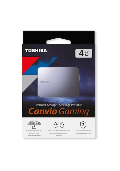 Canvio Gaming 4tb 2,5" Usb 3.2 Gen-1 Taşınabilir Hdd - Siyah Hdtx240ek3ca
