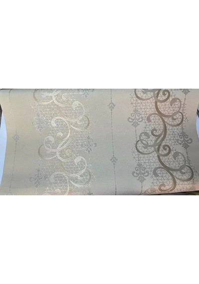 Altın Sarısı Desenli İthal Duvar Kağıdı 530302 Çok Renkli