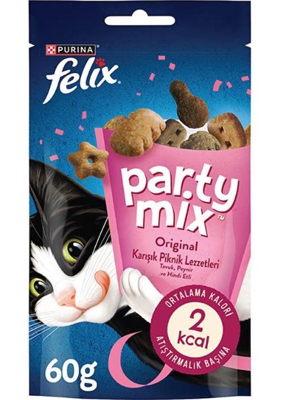Felix Party Mix Karışık Piknik Lezzetleri Kedi Ödül Maması 60 Gr
