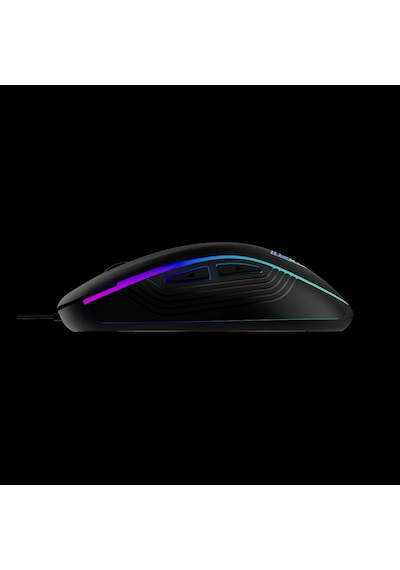 Gamdıas Aura Gs3, Çok Renkli Aydınlatma, Usb Kablolu, 6 Tuşlu, Gaming Mouse, 3.600 Dpı, Siyah Diğer