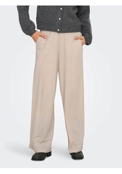 Only Onlsakura Loose Pull Up Bej Kadın Pantolon 15366882 Bej